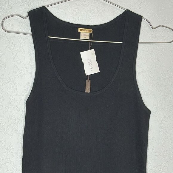 NWT Zoe Couture Silk Cashmere Ribbed Tunic Tank Top Dress Medium - Picture 4 of 9